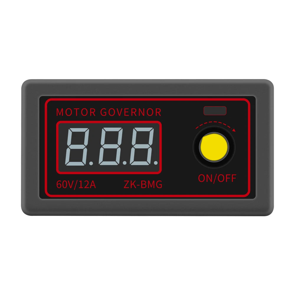 9-60V DC Motor Speed Controller PWM Adjustable Speed Digital Display Encoder Duty Ratio Frequency Governor Motor Fan Controller Vue