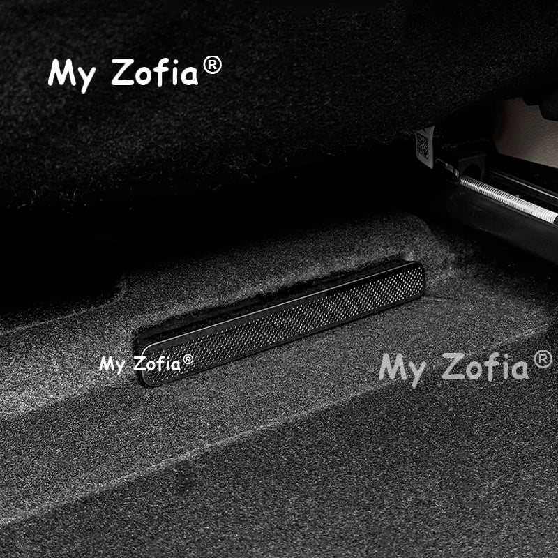 For Smart #3 2024 2025 2026 Car Stainless steel Under Seat Air Vent Outlet Grille Cover Interior Protector Accessories Vue