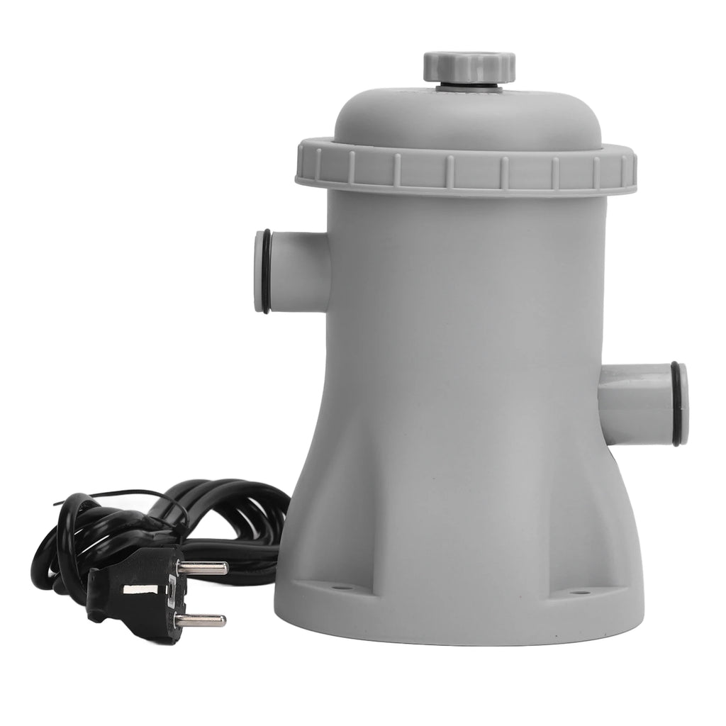 Inflatable Pool Filter Pump Kit Energy Saving 330 Gallon Swimming Pool Clear Cartridge Filter Pump ABS Electric for Household Vue