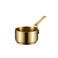 Multifunction Stainless Steel Sauce Cup with Handle 50/80/100ML Seasoning Bowl Non-rust Mini Sauce Pan Gravy Vue gold-S