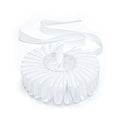 Victorian Costume Detachable Neck Ruffled Pet Collar Vintage Elegan Cat Collar Chic Dog Ruff Collar Pet Accessory Vue White