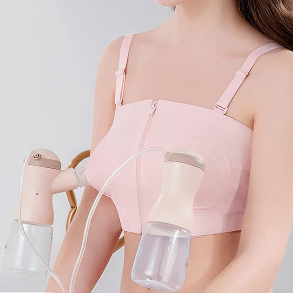 Device Fixed Belt Artifact New Hands Free Breastsucking Bra Breastfeeding Underwear Collection Breastsucking Vue