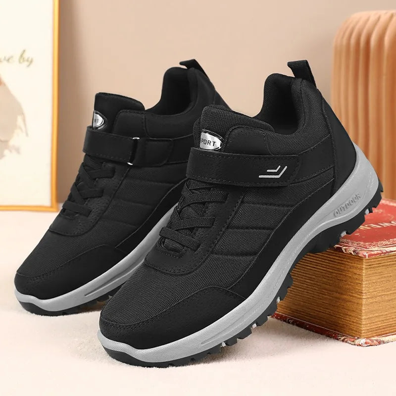 Men's Velcro Walking Shoes – Breathable Casual Comfort Sneakers Casual Walking Shoes Vue