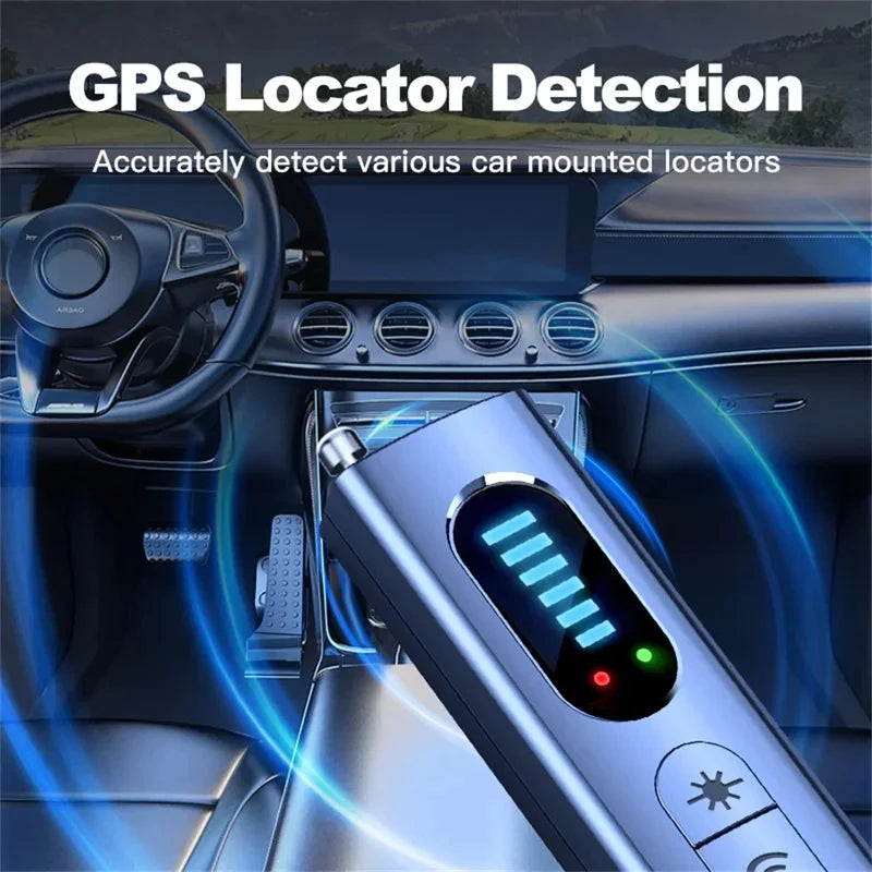Hidden Camera & RF Signal Detector – Anti-Spy Bug Scanner RF Signal Detector Vue