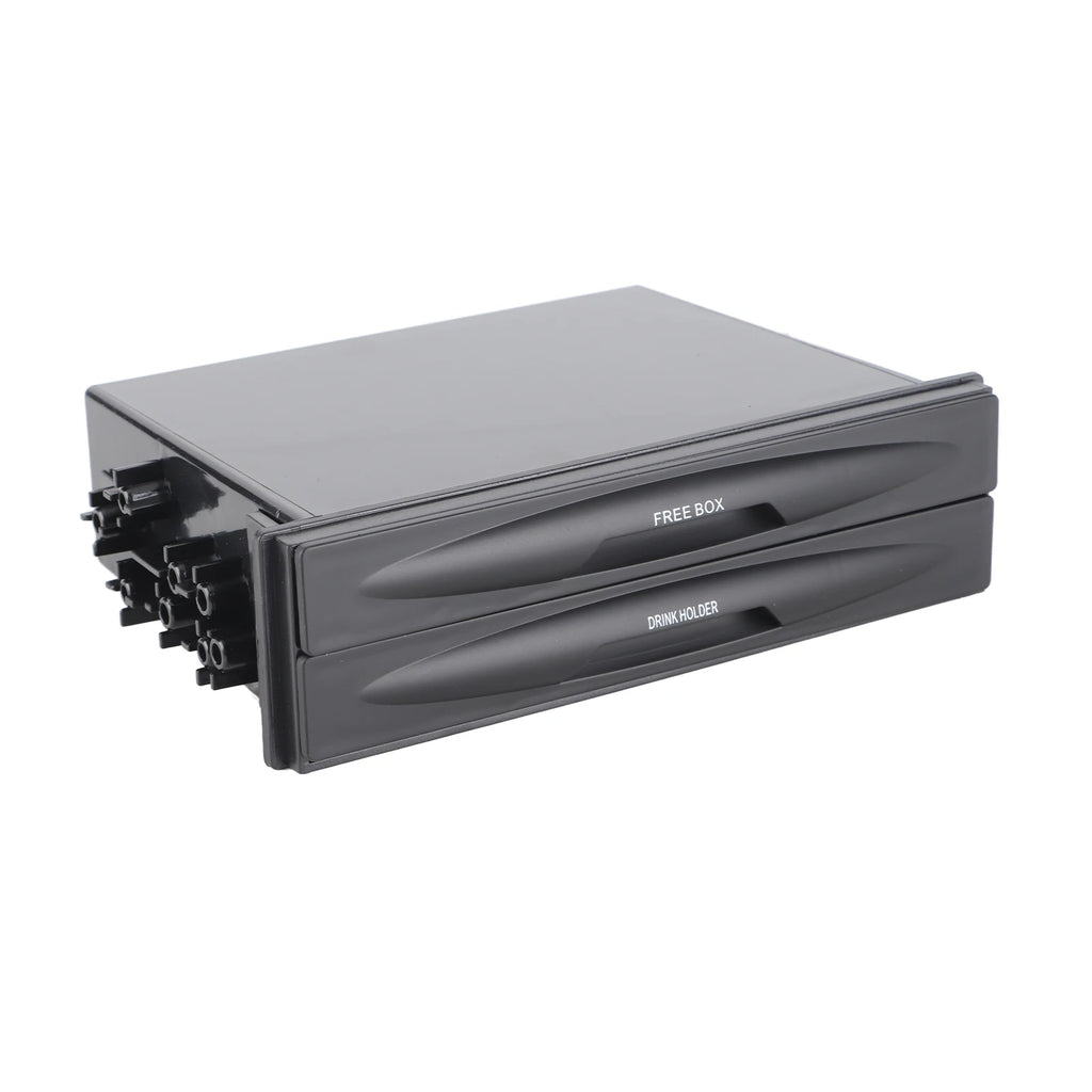 Auto Storage Box Auto Storage Holder Car Box Cup Holder Box New Car Auto Double Layer Radio Drink Cup Holder Storage Box Vue