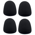 Hot-4Pcs Microphones Filter For Rode Podmic Cardioid Dynamic Broadcast, Protective Mic Cover Windscreen Foam Vue black
