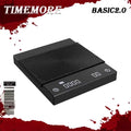 TIMEMORE Black Mirror Basic2 Plus Up Digital Coffee Food Kitchen Scale With Time USB Light Weight Mini Digital Scale Vue Default Title