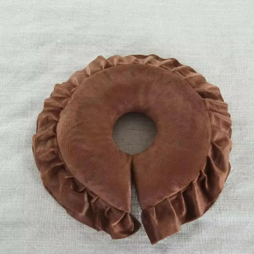 Comfortable Face Pillow Hole Design PP Cotton Massage Cushion Facial Support Soft Face Cradle Pillow Facial Treatments Vue