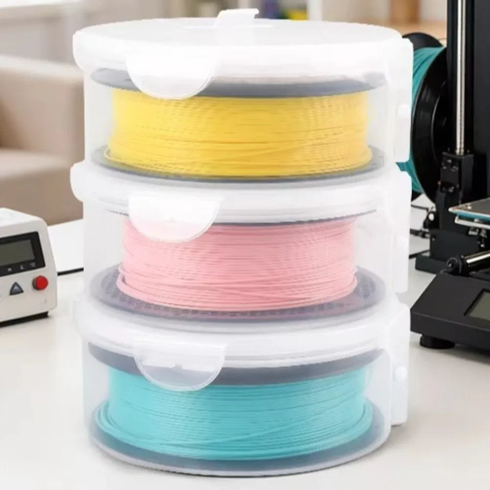 Dustproof 3D Printing Filament Dry Box Airtight with Hygrometer Thermometer Filament Storage Case Anti-Moisture Viewable Vue