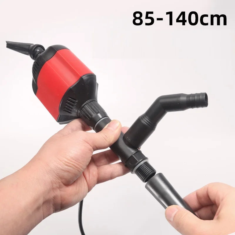 1set NY Electric Water Changer 5 in 1 Multifunction Sewage Suction Pump Fish Tank Sand Washer Clean Fish Feces Vue