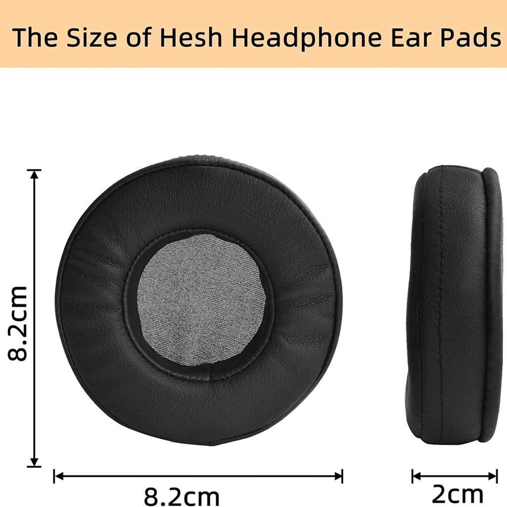 HESH2.0 Replacement Earpads Hesh Ear Cushions Cover Compatible with Skullcandy Hesh 2 Headphones Vue