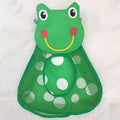 For Kids Strong Suction Cups Storage Bag Durable Polyester Perfect Gift for Xmas Duck Frog Bath Toy Organize Water Toys Game Bag Vue B226 Frog