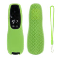 Soft Silicone Cover Protective Case Compatible with for Logitech Wireless Presenter R 400 for Logitech R400 Silicone Remote Case Vue glow--dark green