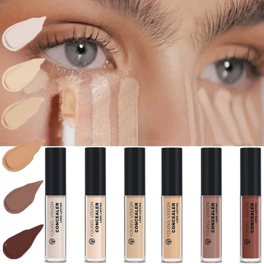 1Pc Liquid Concealer Matte High Coverage Oil Control Cover Acne Dark Circles Foundation Modify Face Waterproof Cosmetics Vue