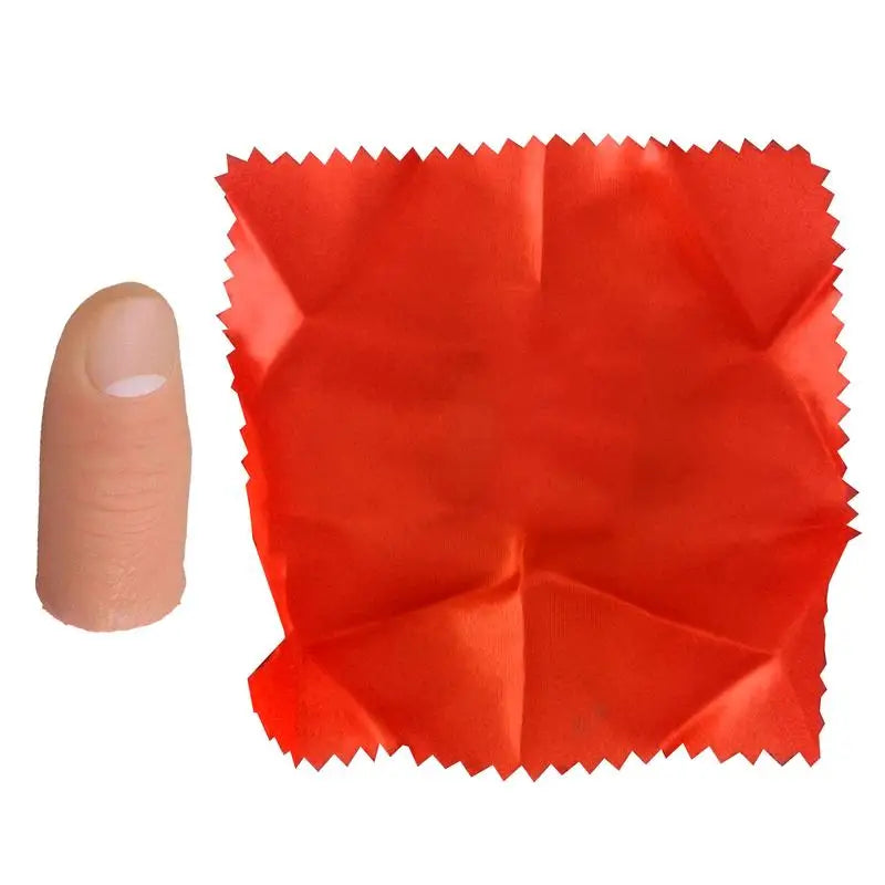 Thumb Tip Magic Trick Prop with Silk Scarf | Vanishing Act Magic Trick Prop Vue