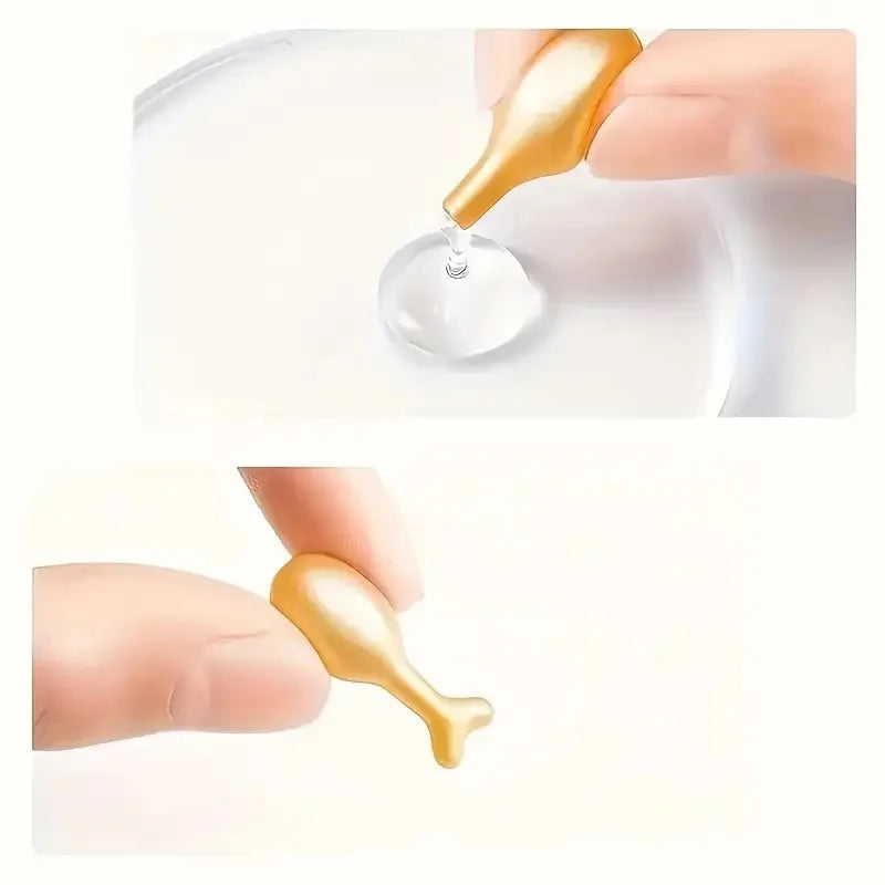 90 Capsules - Placenta and Hyaluronic Acid Essence Capsules - Deeply Nourishes and Moisturizes the Skin, Revealing Youthful Skin, Suitable for Locking in Moisture on the Face and Neck - Easy to Carry, Use Anytime, Anywhere, P Vue
