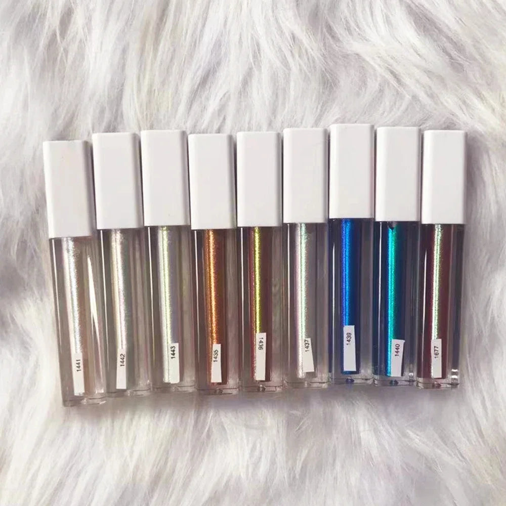 Aurora Multi Chrome Eyeshadow Pigments Long lasting Multi Chrome Chameleon Peacock Galaxy Chrome Glitter Liquid Eyeshadow Vue