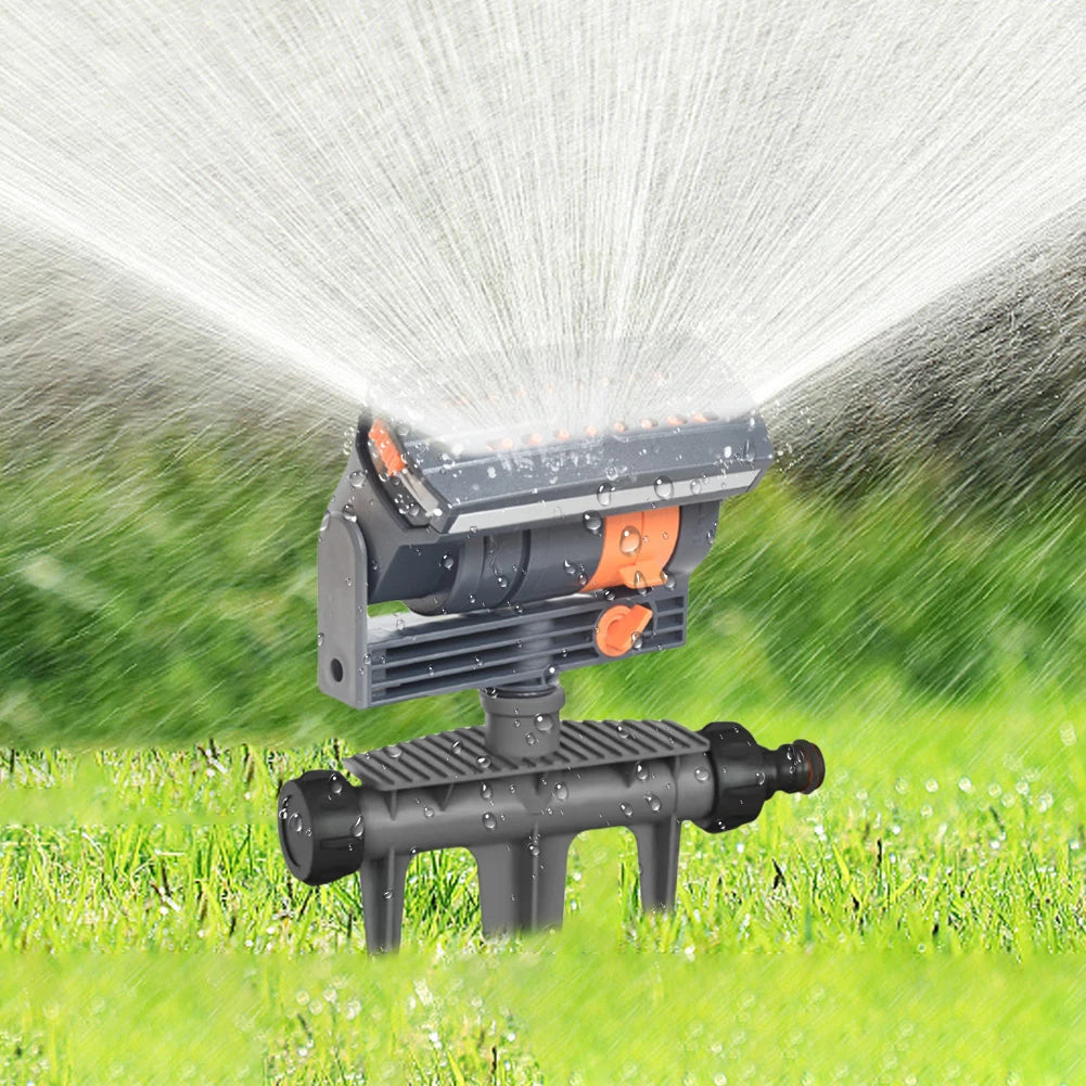 Oscillating Sprinkler Automatic Garden Sprinkler Adjustable Flow Lawn Swing Sprinkler Garden Sprayer for Plants Grasses Flowers Vue