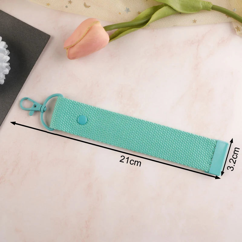 Fashion Cotton Keychain Lanyard Wrist Straps Schoolbag Backpack Pendent Key Chain Car Keys Canvas Strap Keyring Vue A8
