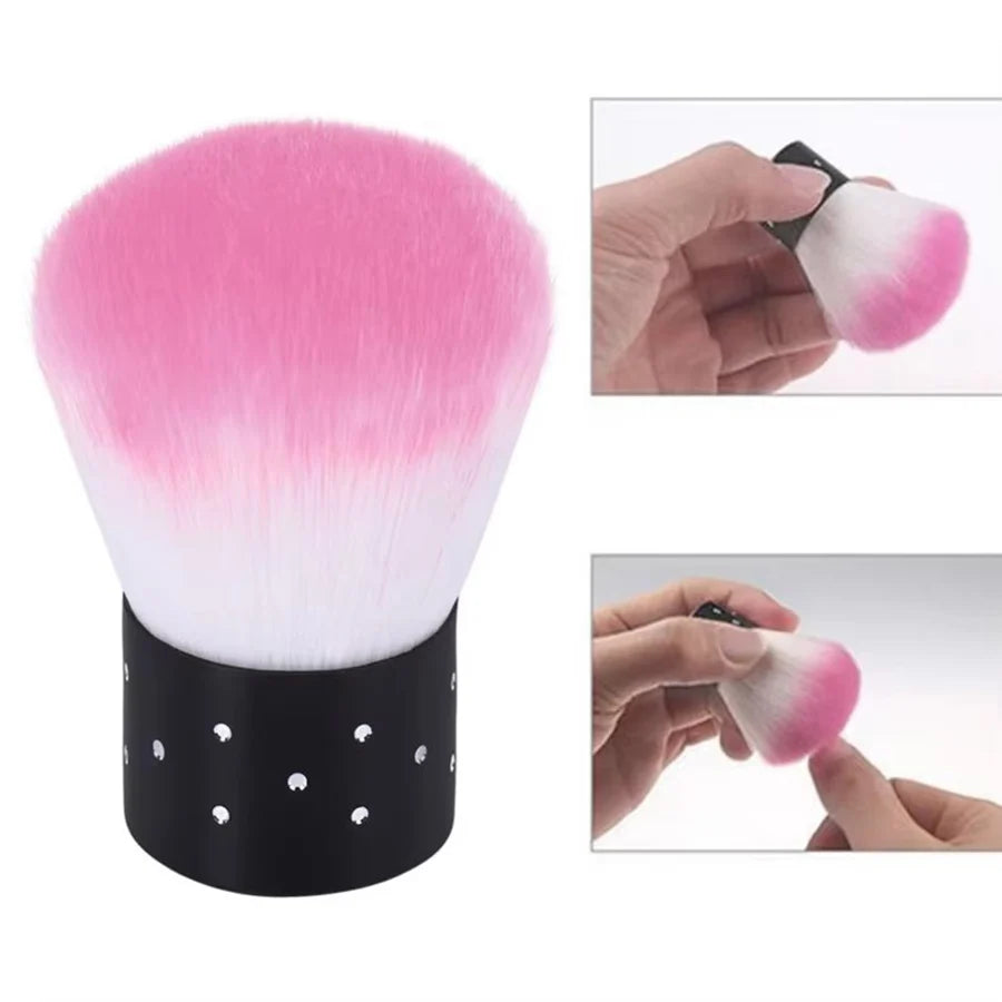 1PC Professionals Nails Art Mushroom Brush Round Paint Gel Dust Cleaning Make Up Brush Manicure Accessories equipment Tools Vue