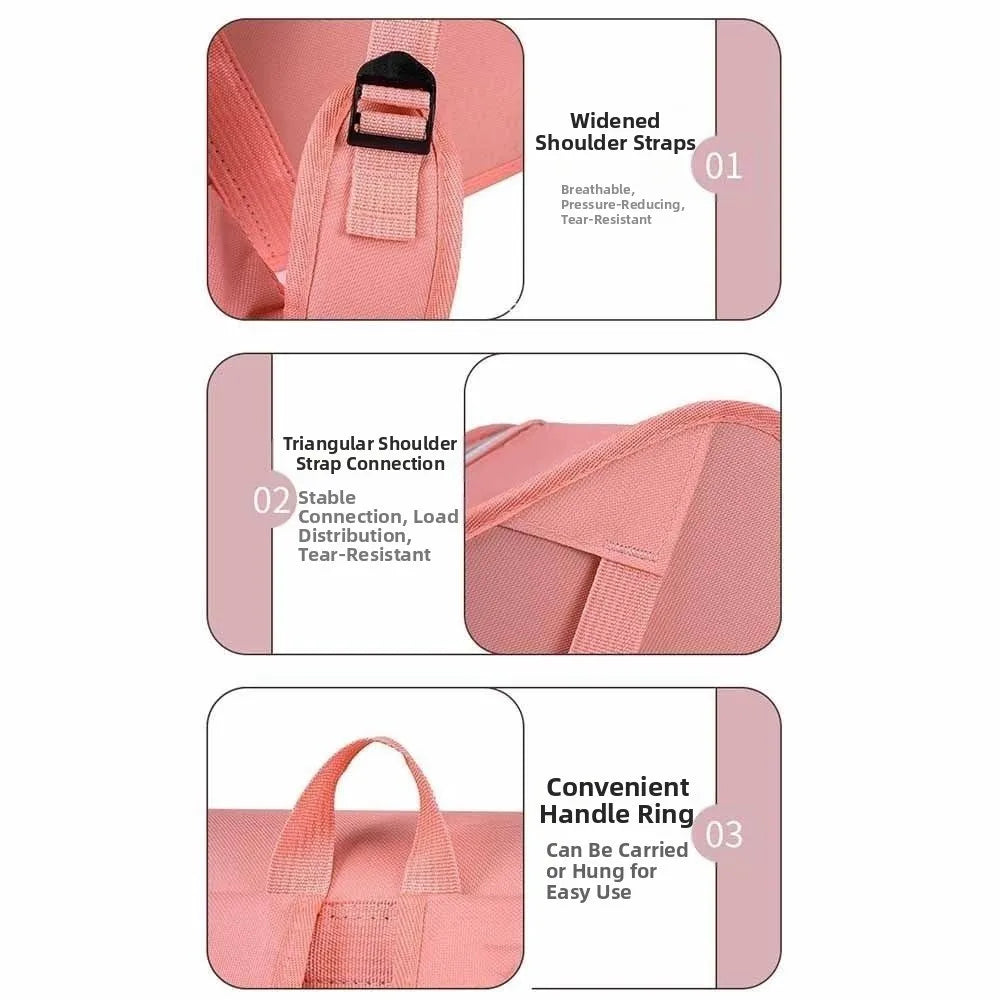 Foldable Cat Carrier Bag Large Capacity Breathable Kitten Carrying Bag Collapsible Transparent Window Pet Carry Backpack Vue