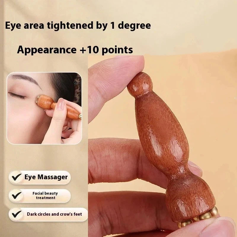 Brass Lotus Eye Massage Stick Facial Gua Sha Tool Handheld Tool For Eye Relaxation And Meridian Acupressure Massage Vue
