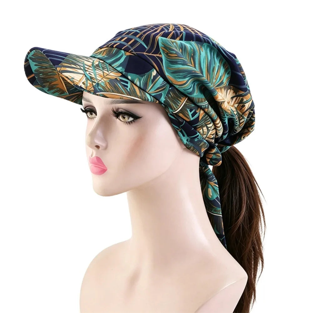 Trendy Vintage Baseball Cap Brim Breathable Sunshade Hats Strappy Vue 2