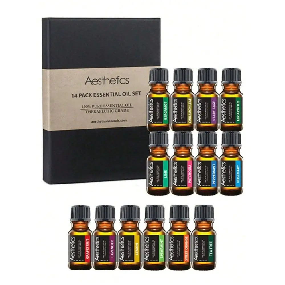 100 Pure TherapeuticGrade Essential Oils Set Natural Aromatherapy 33 FL.OZ Vue