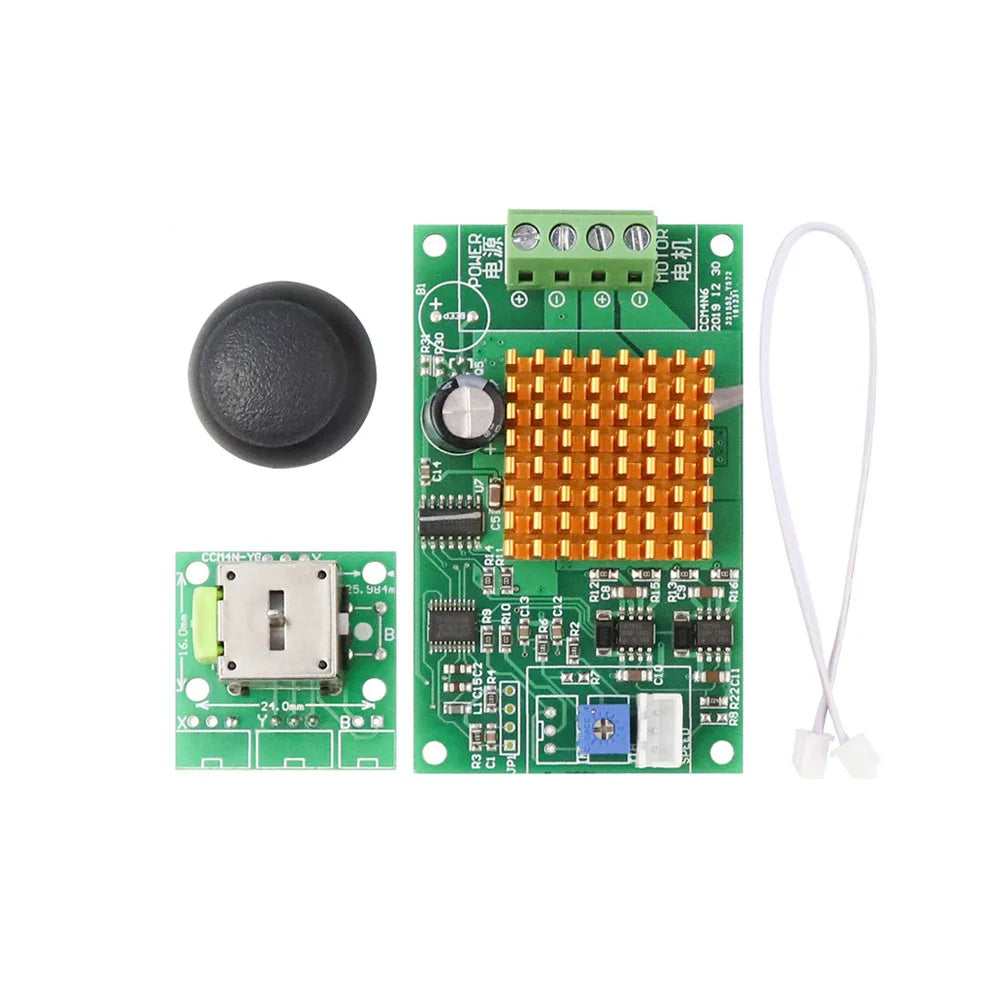 DC Motor Speed Controller DC12-30V 3A Motor Forward and Reverse Controller Speed Adjustable Governer with Rocker Potentiometer Vue