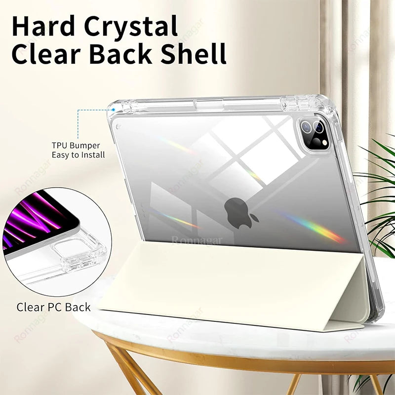 iPad Case with Pencil Holder – Fits Pro, Air & All Generations iPad Folio Case Vue
