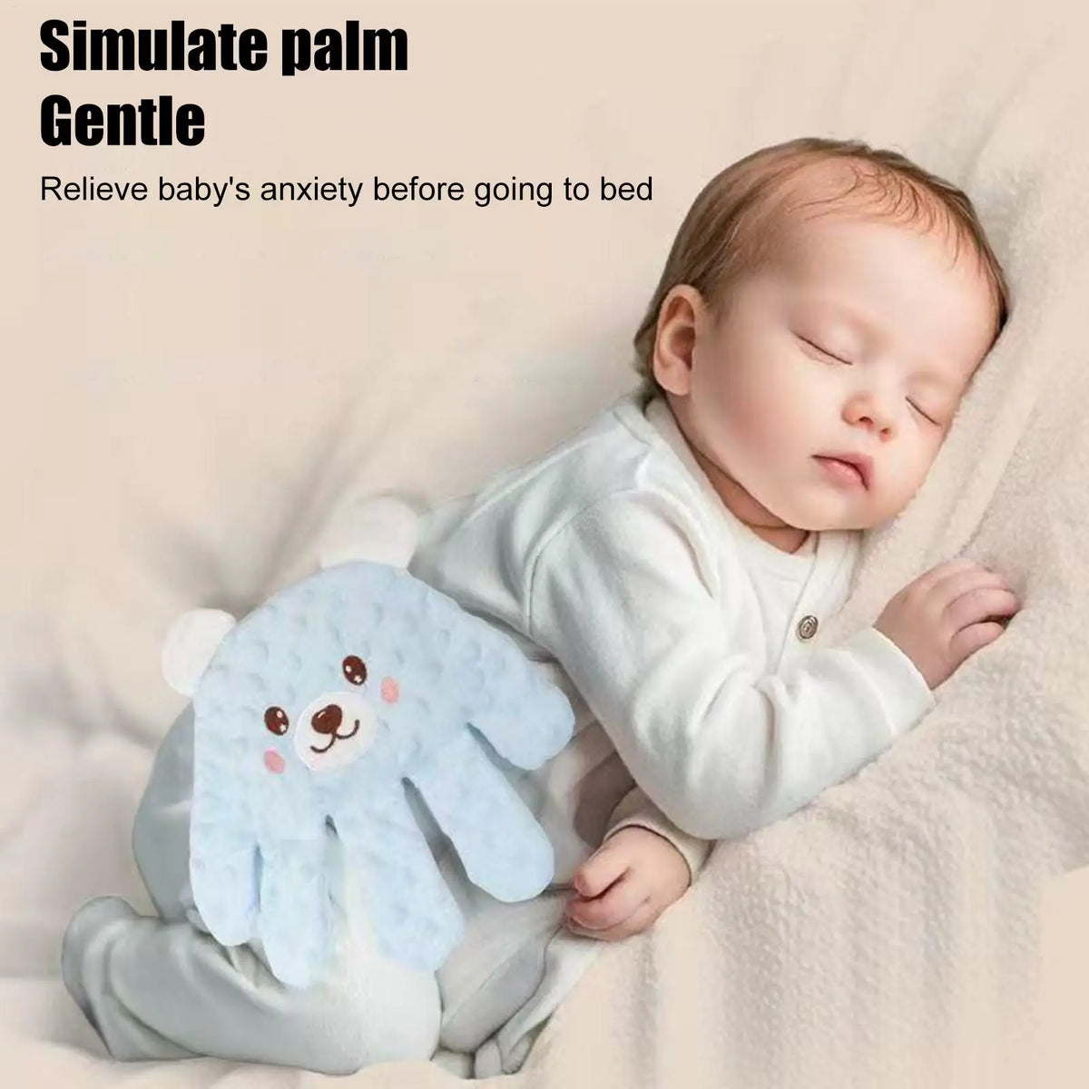 Automatic Baby Soother with Remote Control, Adjustable Baby Patting Sleep Aid Pillow for 0-3 Toddler Startle Prevention Soothing Vue