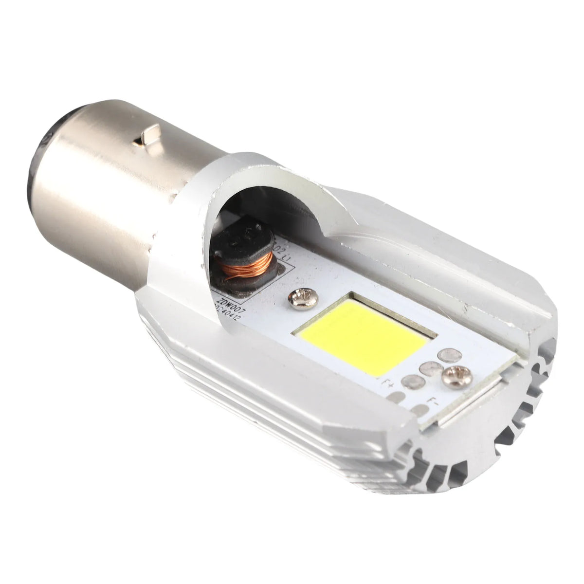 BA20D Motorcycle LED Headlight Blub High/Low Beam Light COB Scooter Head Lamp Motorcycle COB Headlight Bulb Vue