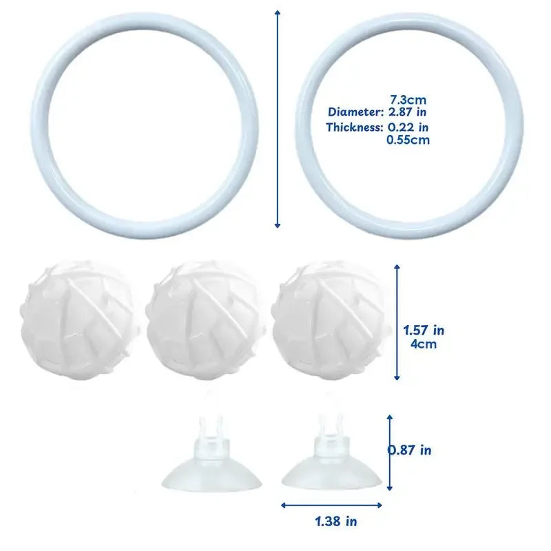 Aquarium Betta Turtles Exercise Toys 2pcs Betta Training Ring With Suction Cup and 3pcs Filter Ball Set Fish Tank Decoration Vue