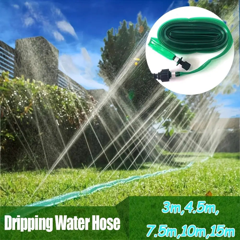 Soaking Irrigation Hoses Savings Water Flowers Beds Garden Hose