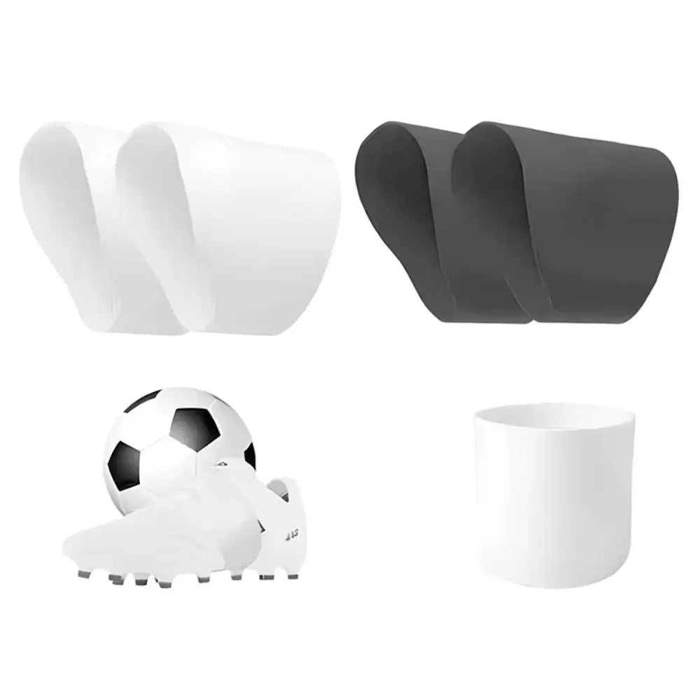 Silicone Soccer Lace Bands Football Training Fixed Cover Shoelaces Covers Grip Tape Elastic Football Cleat Cover Youth Adult Vue