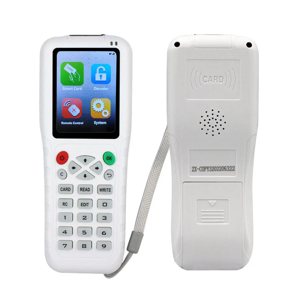 Full Frequency Decode Function Handheld 2.8'' Display Rfid Duplicator Reader Writer Copier New Upgrade Support Hundreds of Chips Vue