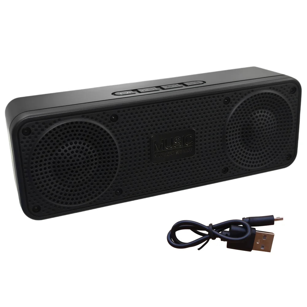 Mini Bluetooth-Compatible Speaker Wireless Smart Portable Speakers For Mobile Phone Audio Computer Convenient Radio Vue black