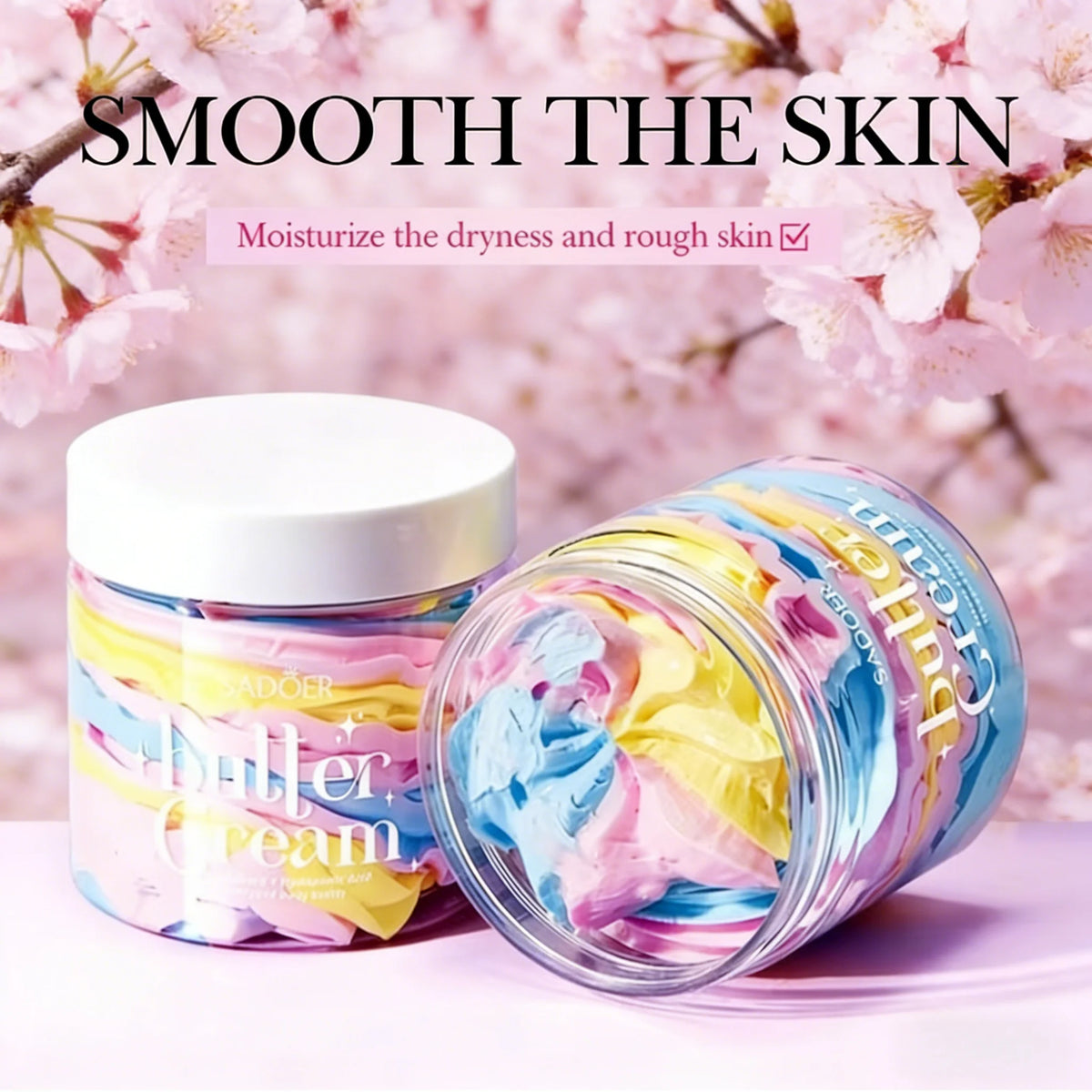 1 Box*180G of Sakura Body Lotion, Moisturizing Lotion, Formulated with a Non-Greasy Formula, Suitable for Dry, Sensitive, Mature Skin, Women's Face and Body Care, Brightening, Smoothing Skin, Body Moisturizing Lotion Vue