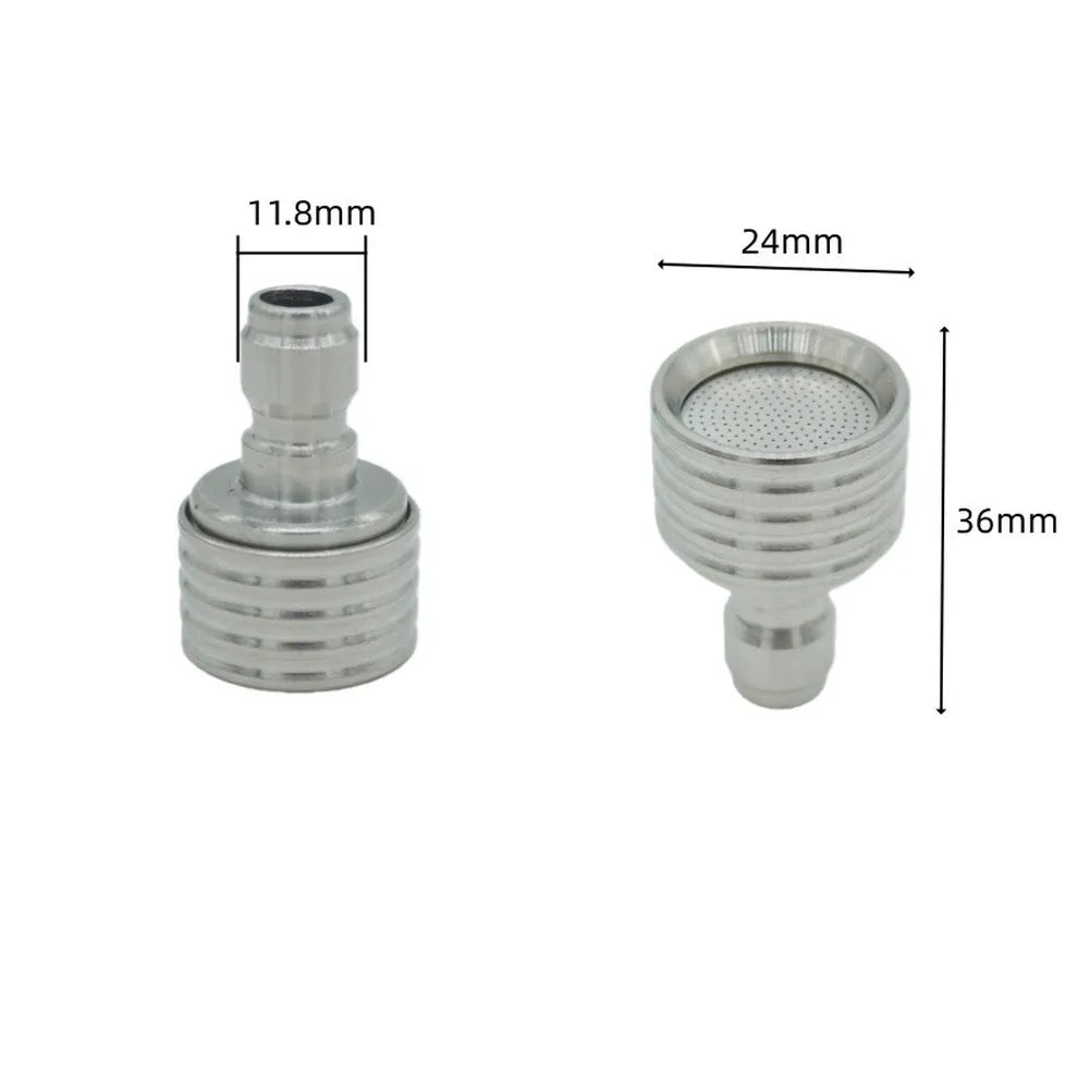 High-Pressure Stainless Steel Spray Nozzle 1/4" Quick-Connect Pressure Spray Nozzle Vue