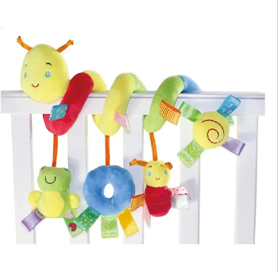 Baby Towel Bebe Toys New Soft Infant Crib Bed Stroller Toy Spiral Baby Toy For Newborns Car Seat Educational Rattles 0-12 Months Vue