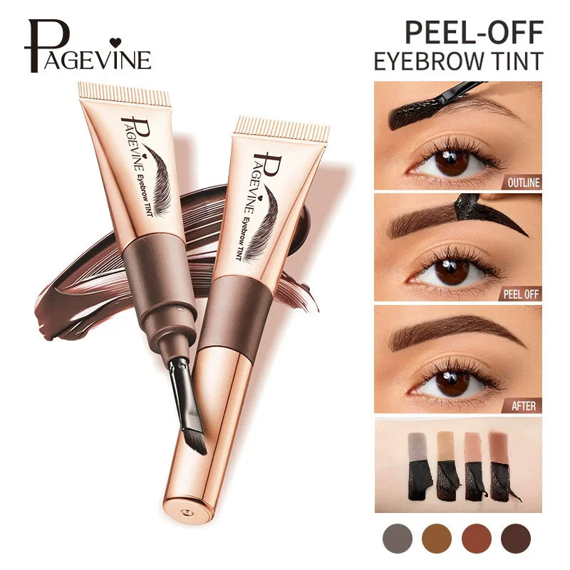 Dye Eyebrow Ointment Tear Pull Eyebrow Glue Waterproof Not Fade Dye Eyebrow Liquid Semi Permanent Eyebrow Pencil DIY Eyebrow Vue