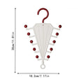 V Shaped Double-Sided Clothes Hangers, Space Saving Clothing Rack, Closet Organization for Dress Pants Skirts Suit Coat Wardrobe Vue A
