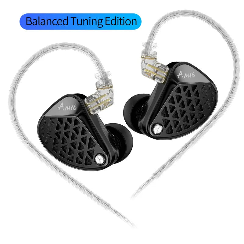 KZ AM16 16 Balanced Armature In-Ear Monitor IEM Earphones In-Ear Monitor IEM Vue Balanced Tuning