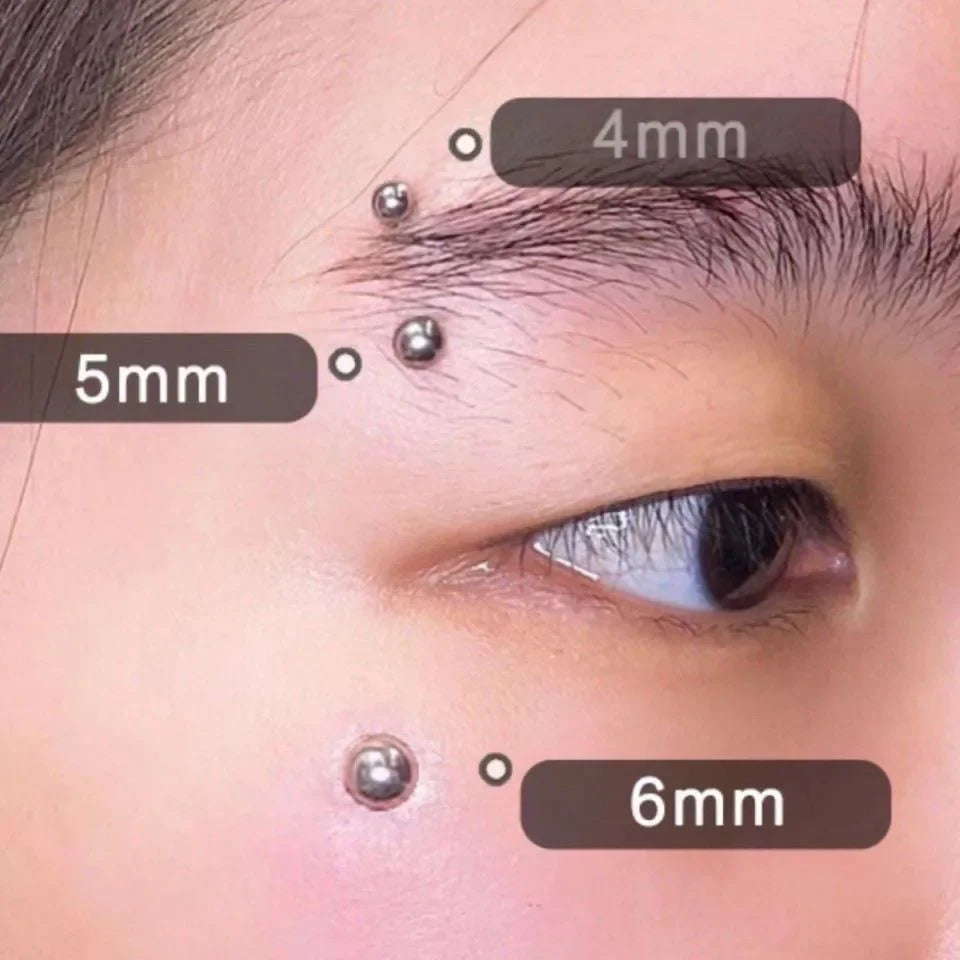 Self Adhesive Diamond Sticker Fake Nose Stud Rhinestones Non Piercing Eye Ear Face Body Jewelry For Women Sticker Crystal Vue