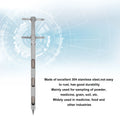Soil Sampler Probe Soil Probe 0.54m 304 Stainless Steel Rotation Handle Pointed Design Soil Sampler Probe with Scale Vue Default Title