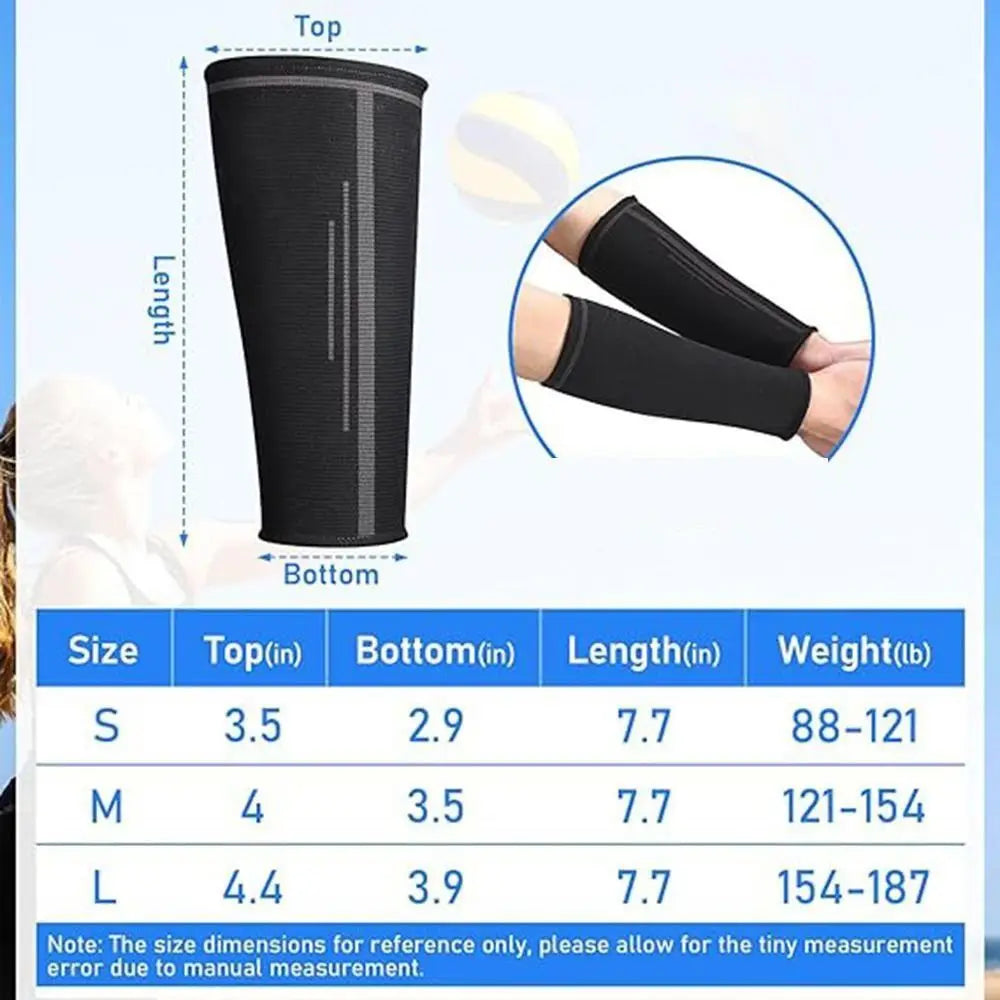 UV Protection Volleyball Arm Sleeves Breathable Wrist Support Warmers