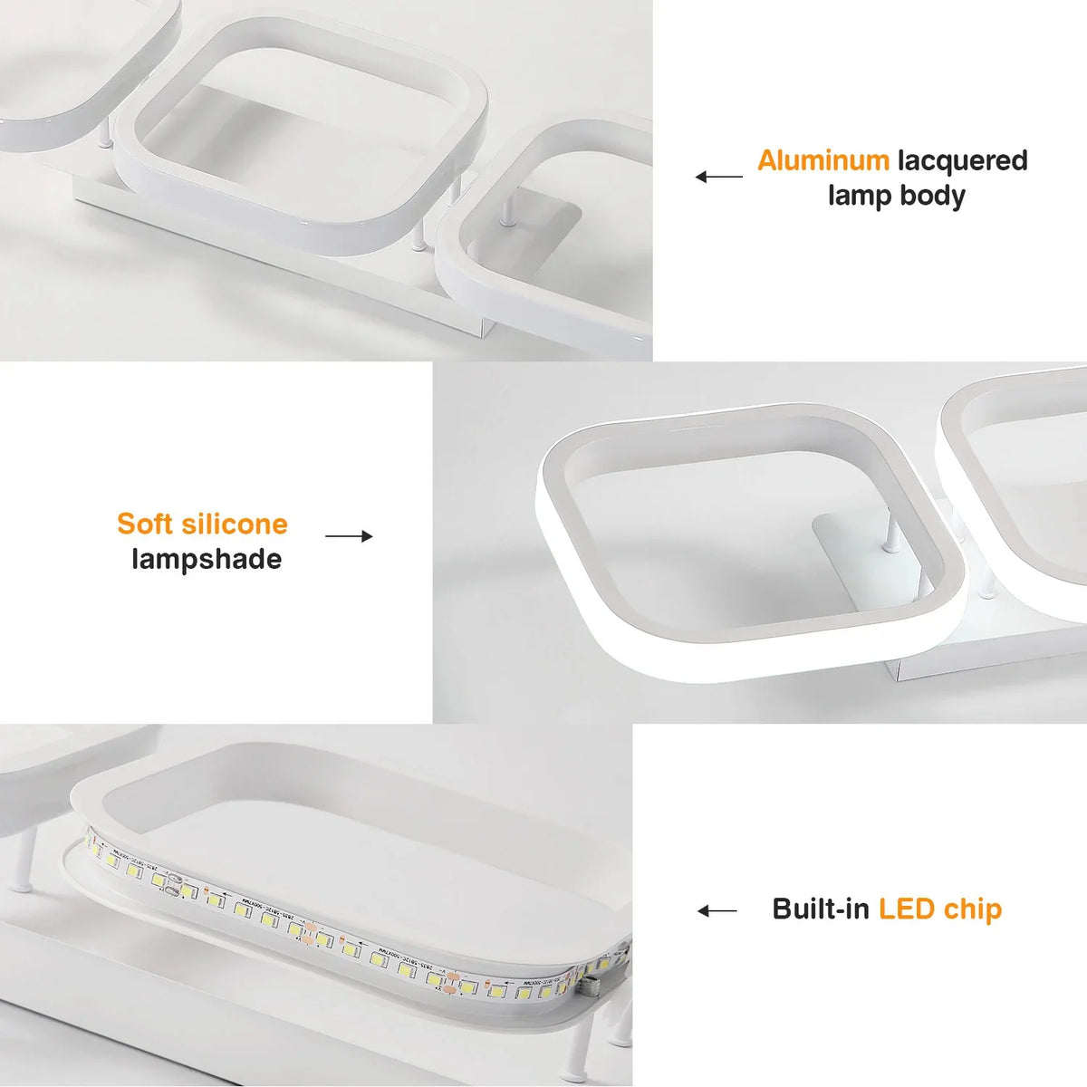 Modern LED Ceiling Lights Corridor Light Home Lighting Led Surface Mounted for Bedroom Living Room Corridor Light 3-color Vue