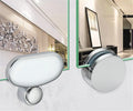 Bathroom Mirror Glass Fixed Accessories Advertising Plate Zinc Alloy