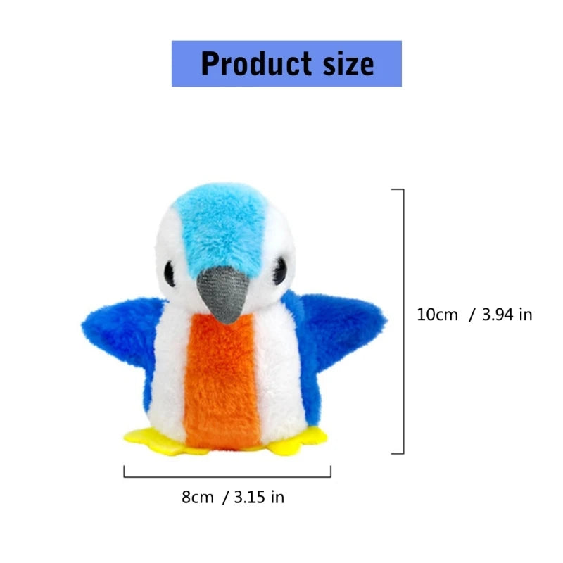 Interactive Plush Bird Cat Toy – Flapping Wings & Sounds Interactive Cat Toy Vue