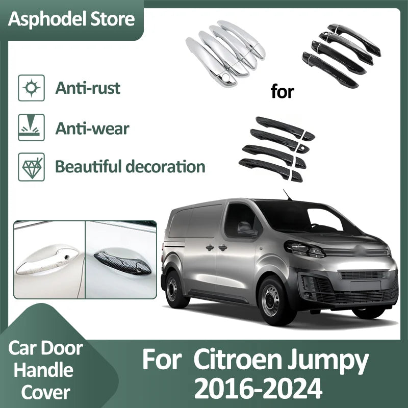 Chrome Door Handle Cover Trim – Citroën Jumpy 2016–2024 Door Handle Cover Trim Vue